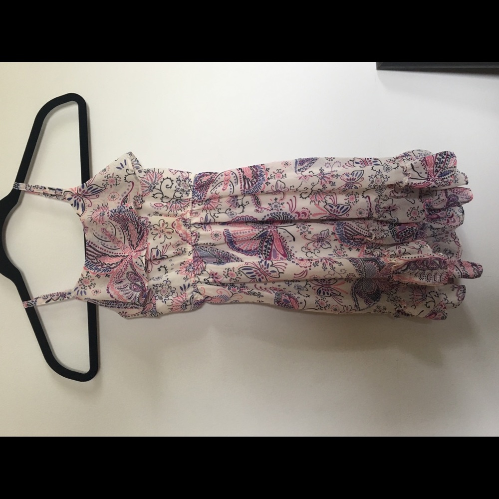 1989 place 5/6 girls multi-layered dress, like-new